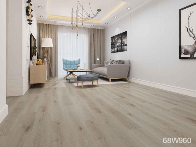 Planche de luxe en plastique de plancher de tuile de vinyle de PVC de grain en bois pour la pièce de danse